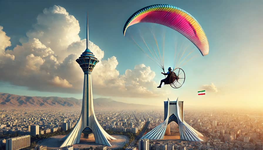 آموزش پرواز با پاراگلایدر
